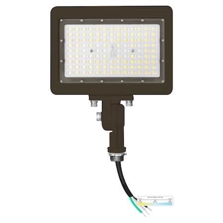 Nuwatt 15W Bronze LED Flood Light 3000K/4000K/5000K 3CCT IP65 Outdoor Waterproof Lighting, Knuckle Mount NW-SFL-90W-3CT-KN-BZ